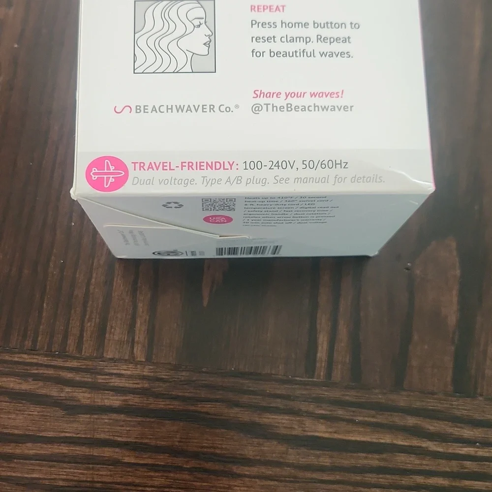 Beachwaver S1 Dual Voltage Ceramic Rotating Curling Iron - Picture 7 of 8